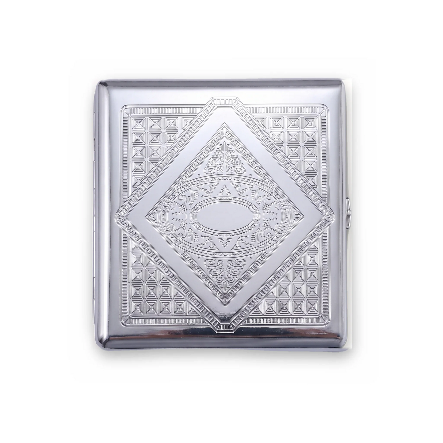 Hex — Étui métal chrome