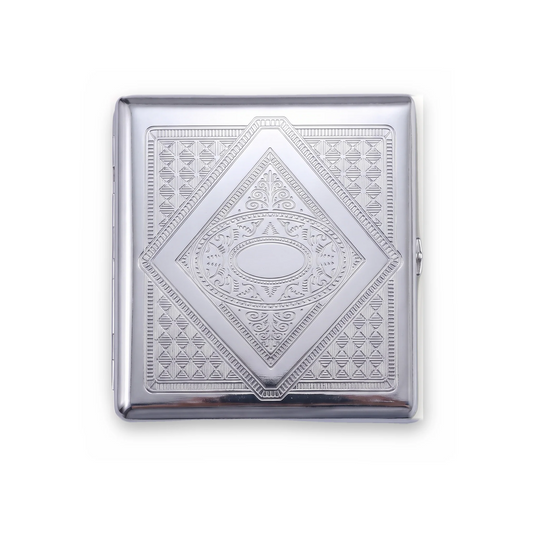 Hex — Étui métal chrome